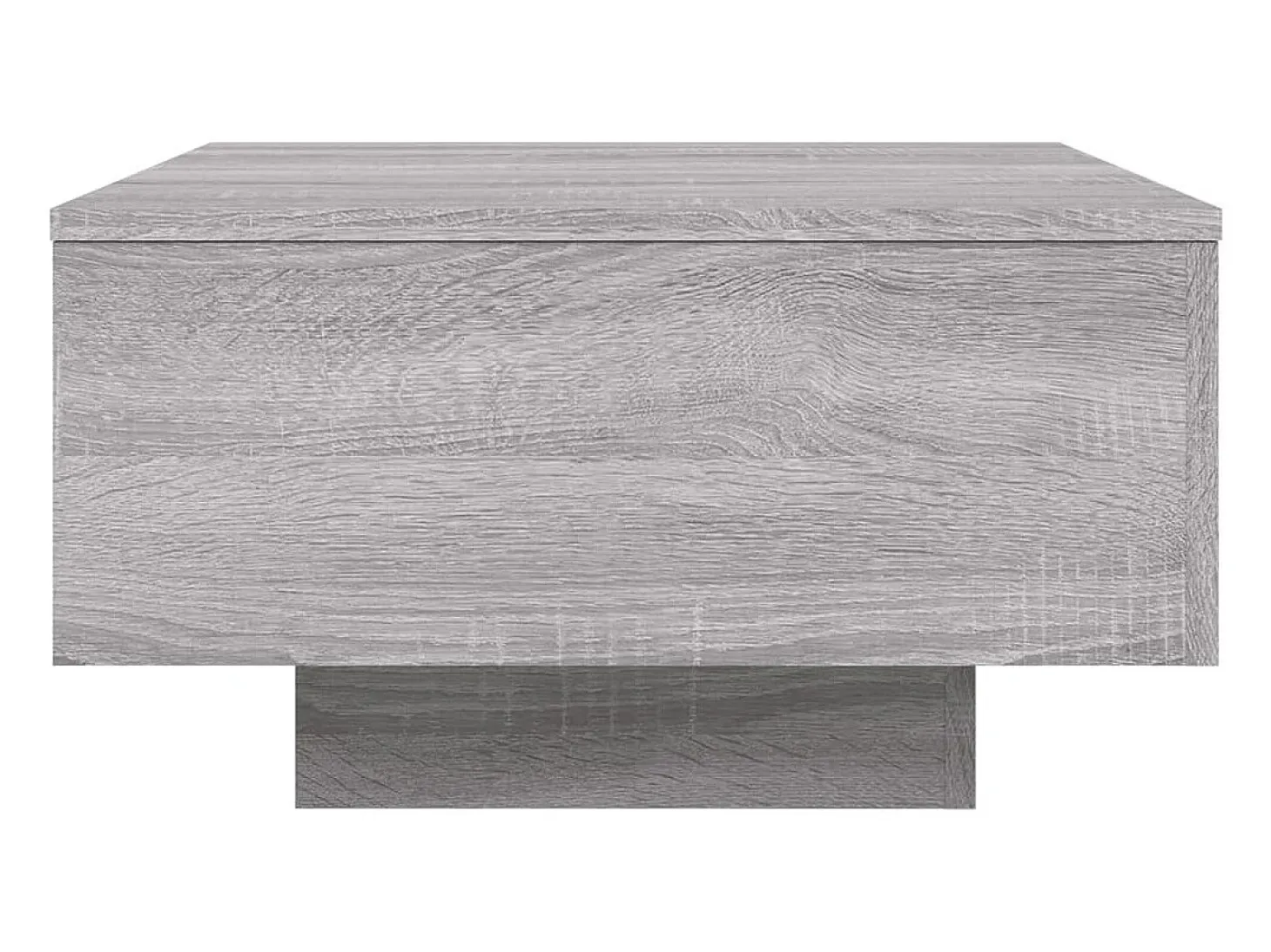 Mesa de centro madera de ingeniería gris Sonoma 55x55x31 cm