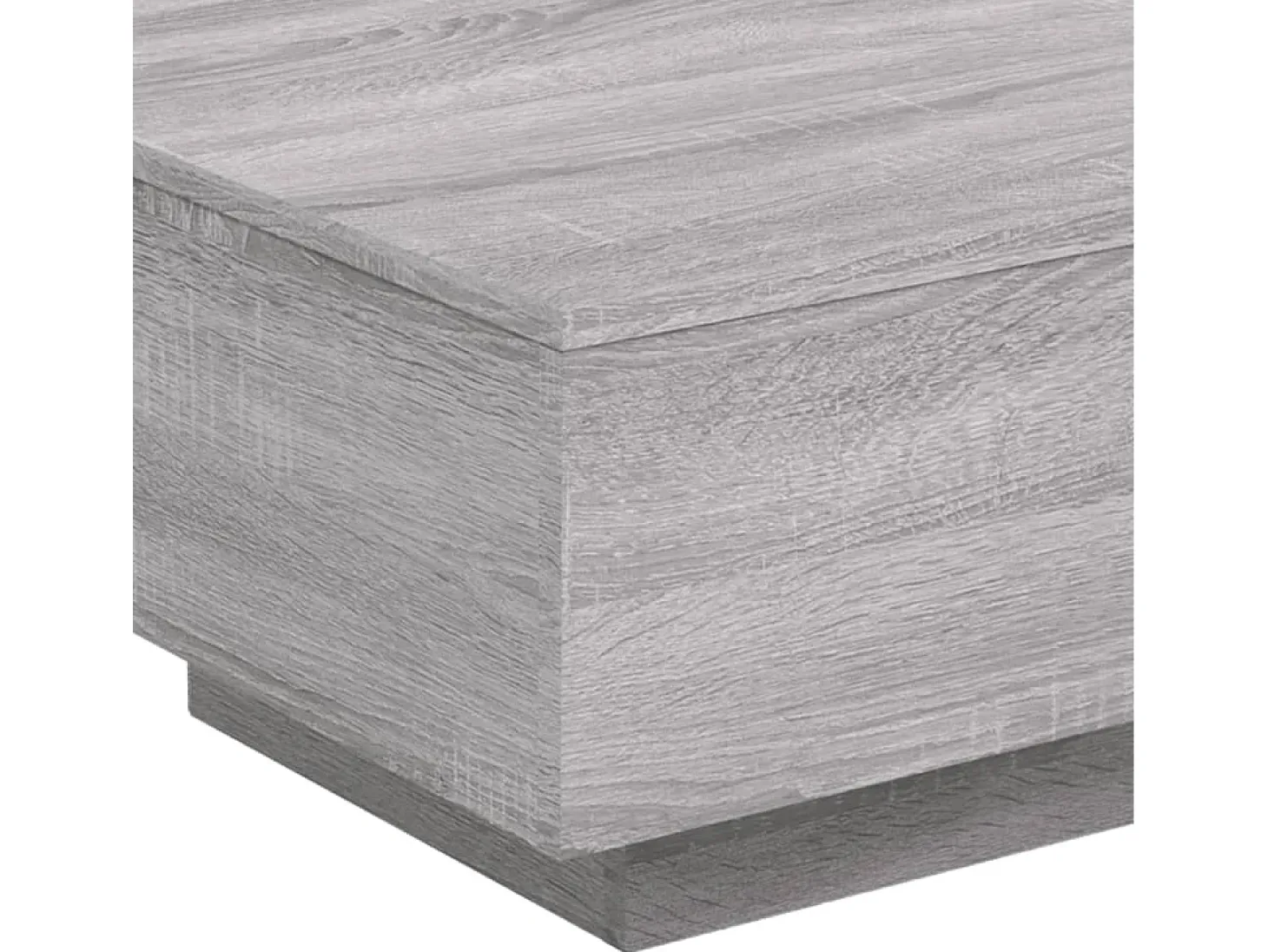 Mesa de centro madera de ingeniería gris Sonoma 55x55x31 cm