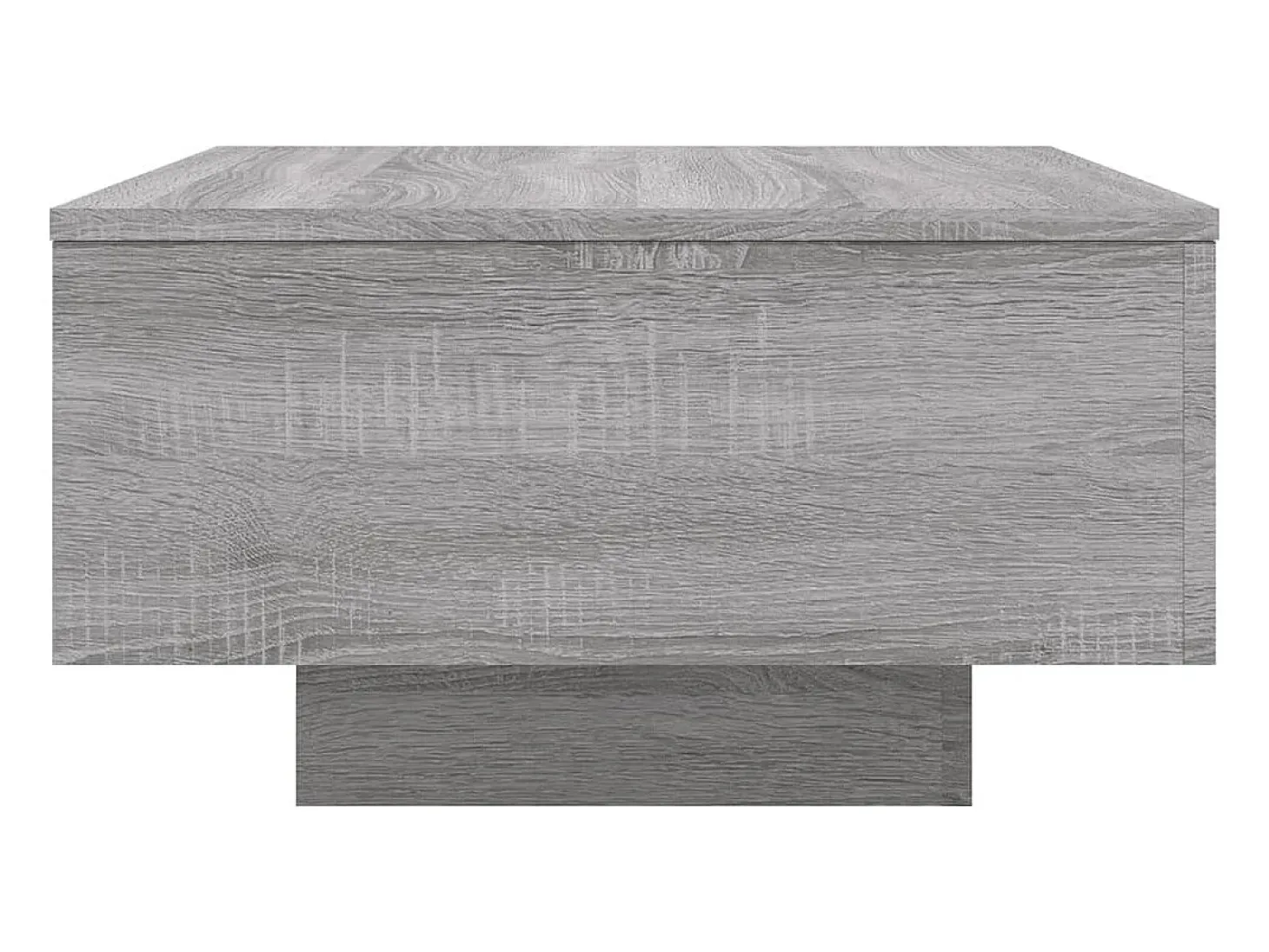 Mesa de centro madera de ingeniería gris Sonoma 55x55x31 cm