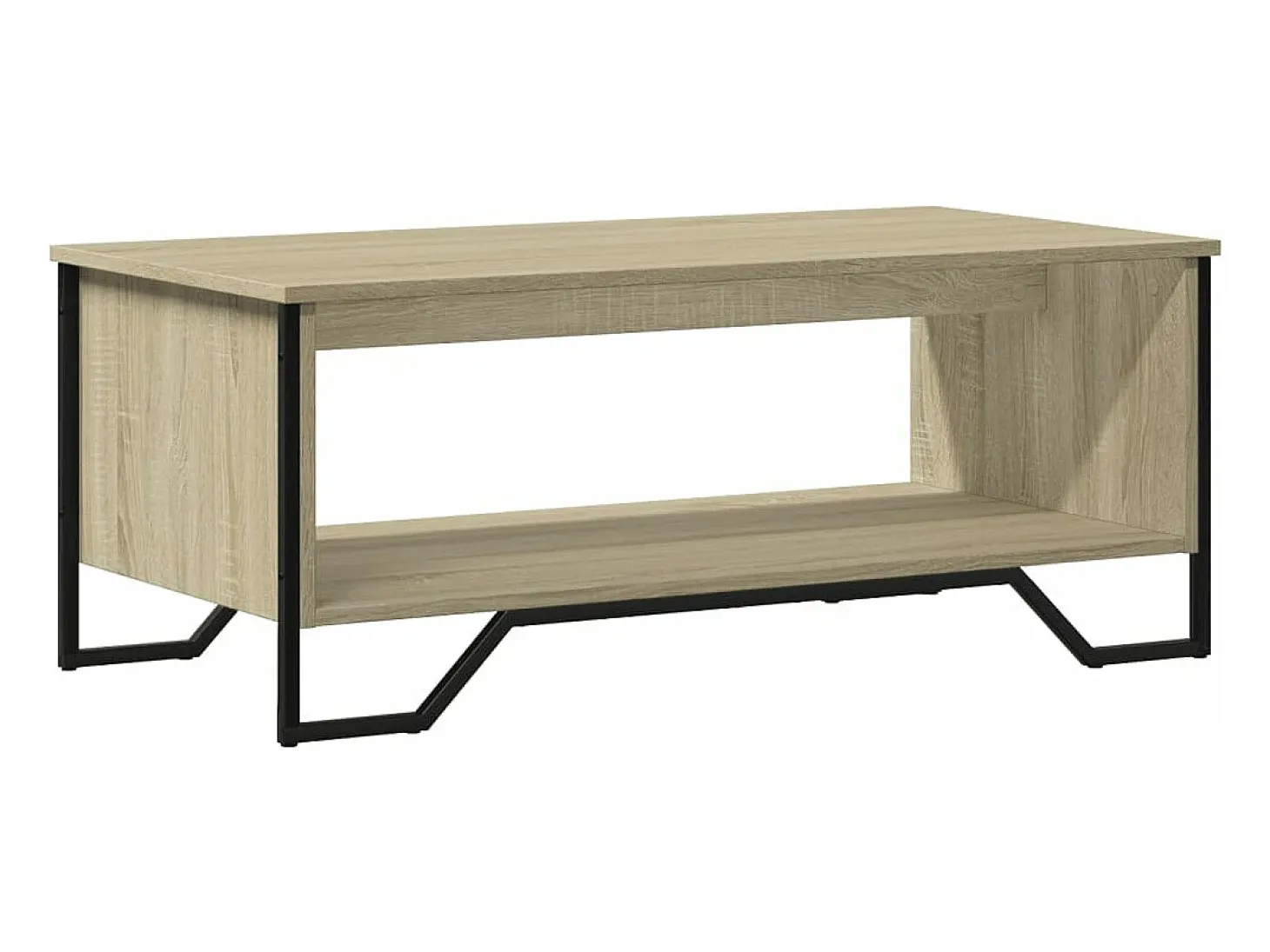 Mesa de centro madera de ingeniería roble Sonoma 100x51x40 cm