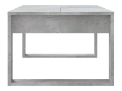 Mesa de centro madera de ingeniería gris hormigón 102x50x35 cm
