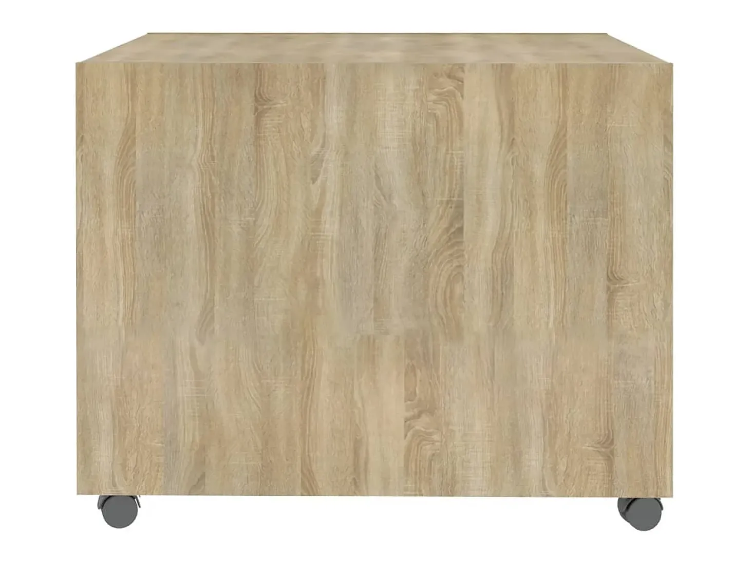 Mesa de centro madera de ingeniería roble Sonoma 55x55x40 cm