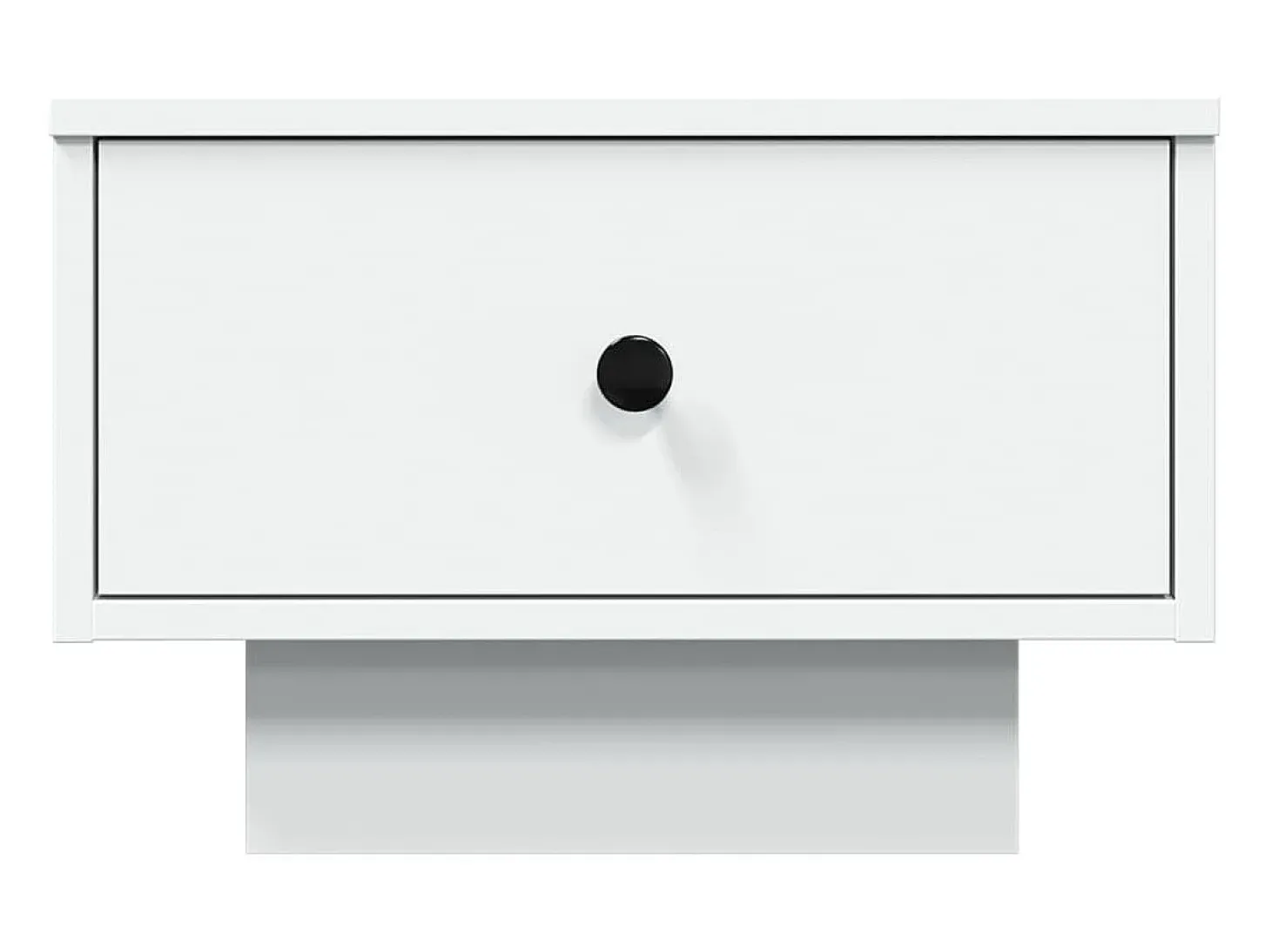 Mesa de centro madera de ingeniería blanco 60x45x31 cm