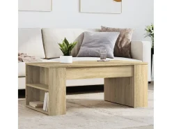 Mesa de centro madera de ingeniería roble Sonoma 102x55x42 cm