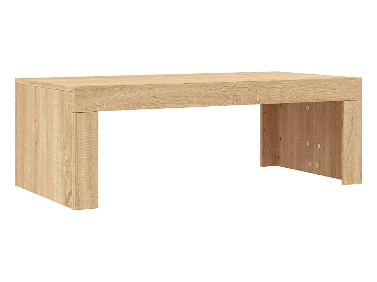 Mesa de centro madera de ingeniería roble Sonoma 102x50x36 cm