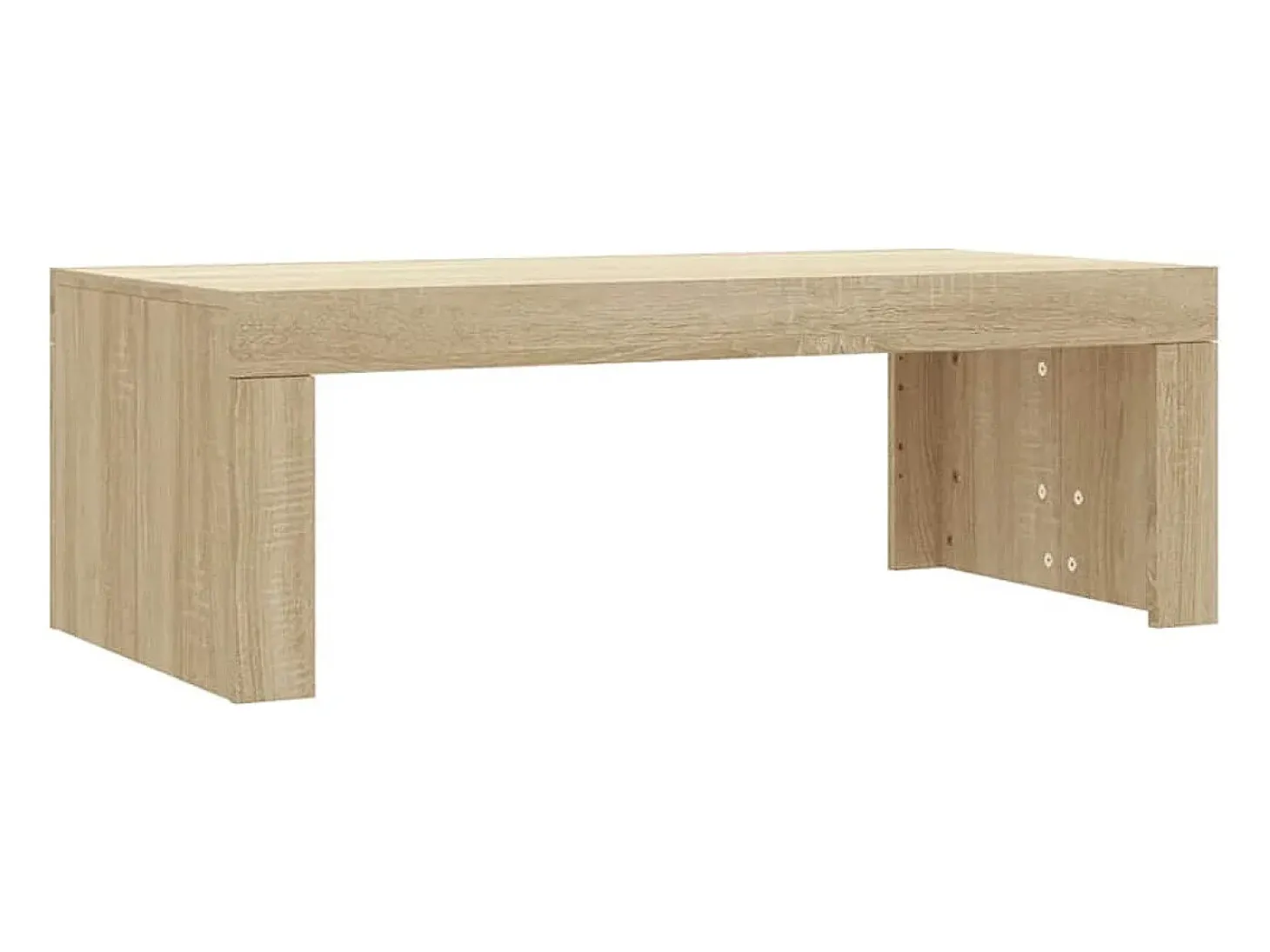 Mesa de centro madera de ingeniería roble Sonoma 102x50x36 cm