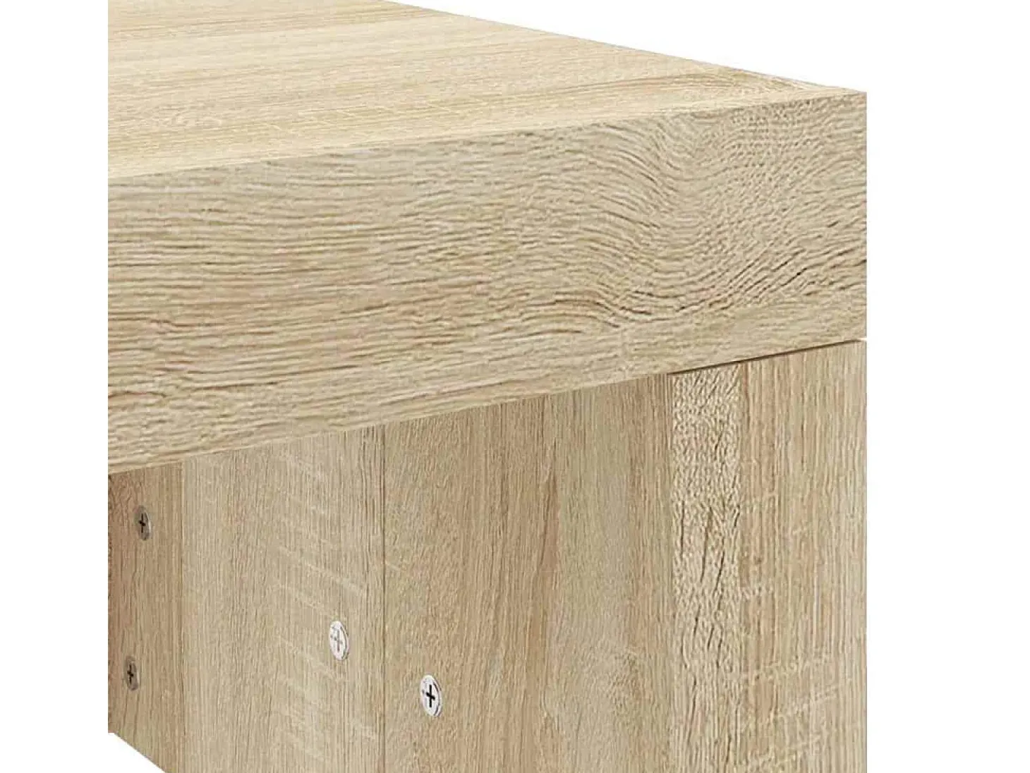 Mesa de centro madera de ingeniería roble Sonoma 102x50x36 cm