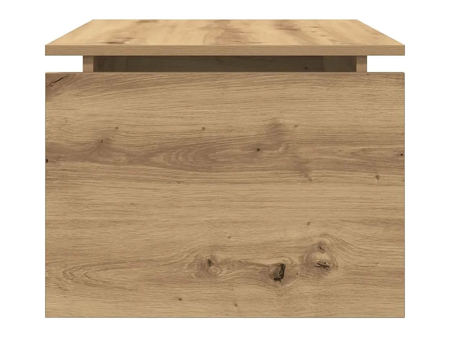 Mesa de centro madera de ingeniería roble artisan 68x50x38 cm