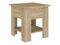 Mesa de centro madera de ingeniería roble Sonoma 40x40x42 cm ES90490