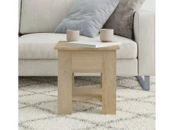 Mesa de centro madera de ingeniería roble Sonoma 40x40x42 cm ES90490