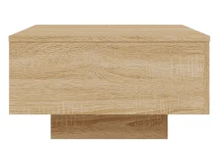 Mesa de centro madera de ingeniería roble Sonoma 55x55x31 cm