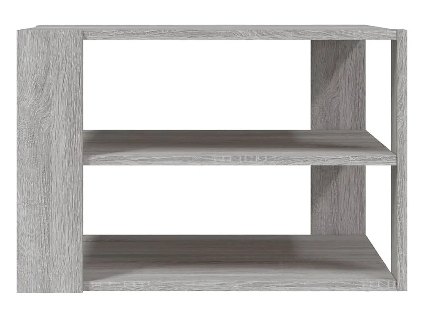 Mesa de centro madera de ingeniería gris Sonoma 59,5x59,5x40 cm