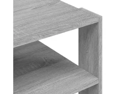 Mesa de centro madera de ingeniería gris Sonoma 59,5x59,5x40 cm