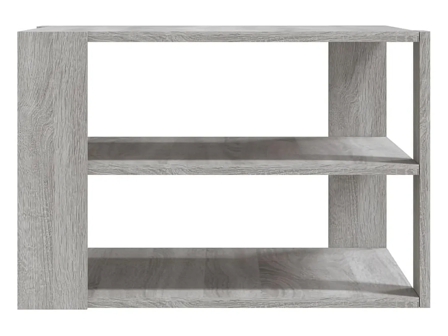 Mesa de centro madera de ingeniería gris Sonoma 59,5x59,5x40 cm