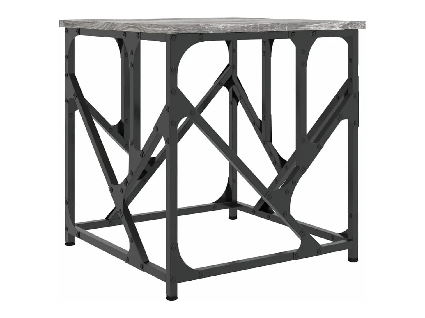 Mesa de centro madera de ingeniería gris Sonoma 45x45x47,5 cm