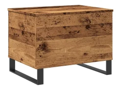 Mesa de centro madera de ingeniería envejecida 60x44,5x45 cm