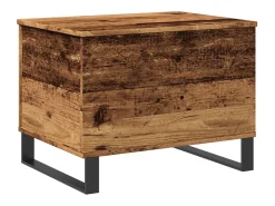 Mesa de centro madera de ingeniería envejecida 60x44,5x45 cm