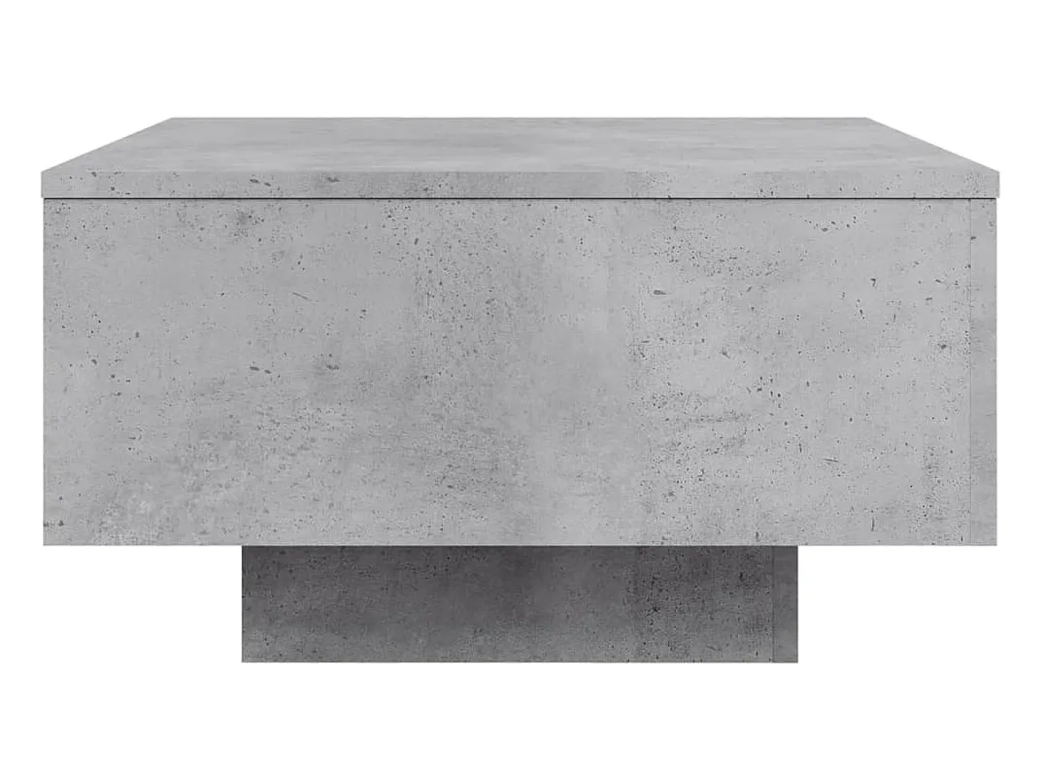 Mesa de centro madera de ingeniería gris hormigón 55x55x31 cm