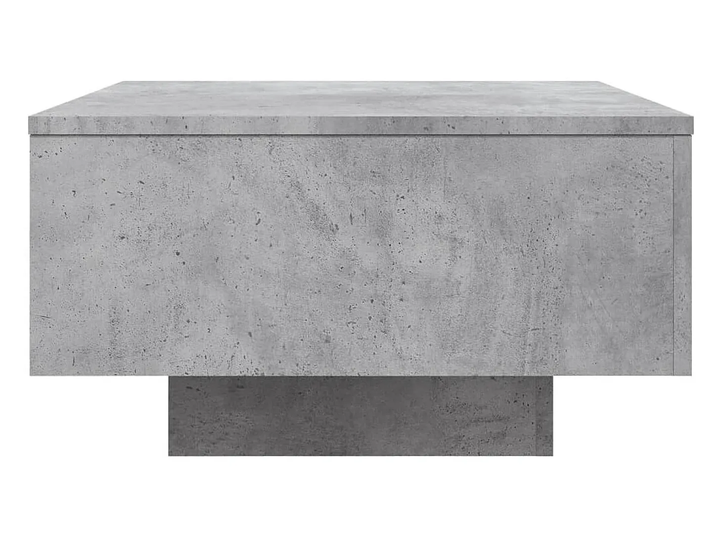 Mesa de centro madera de ingeniería gris hormigón 55x55x31 cm