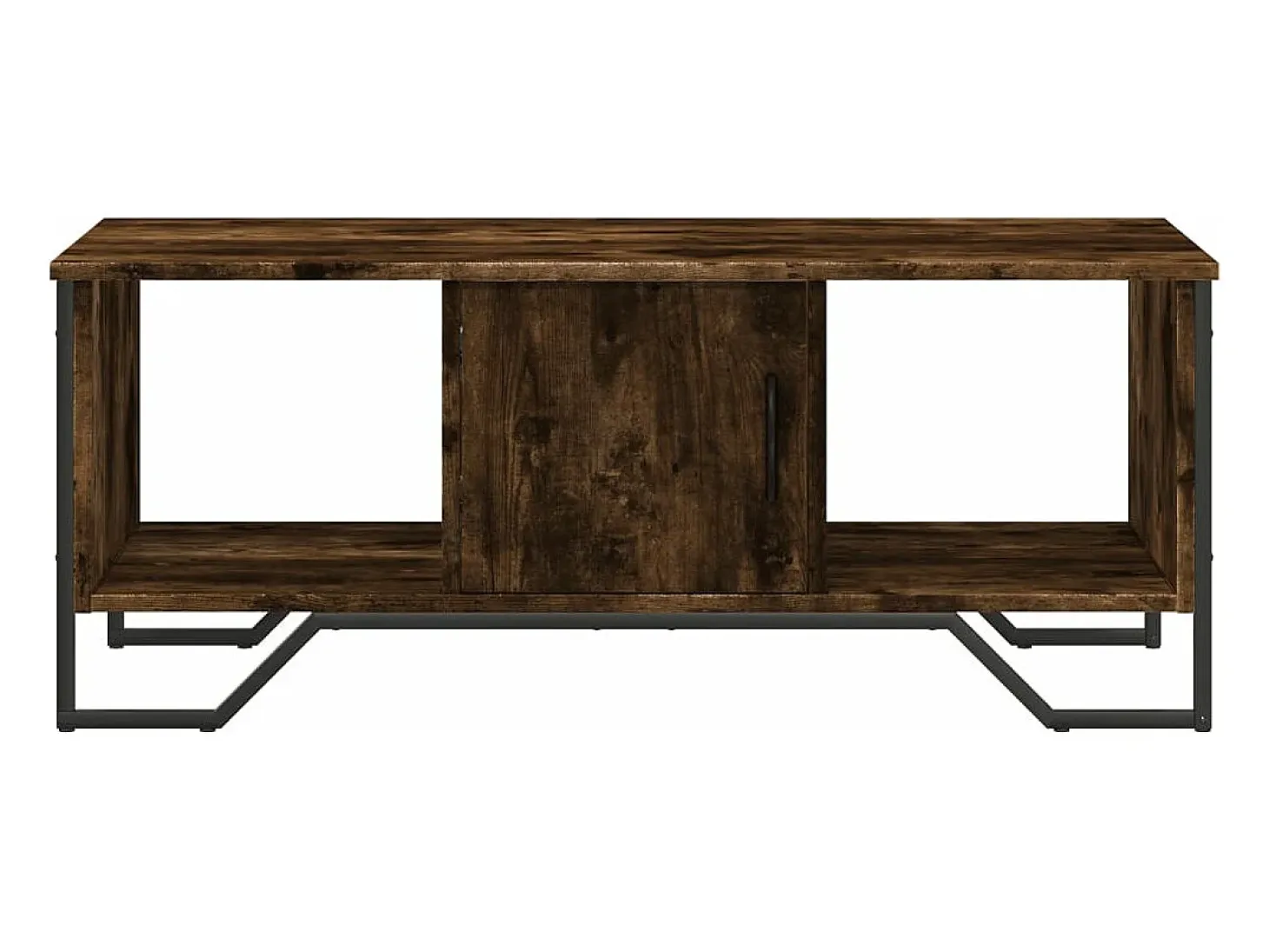 Mesa de centro madera de ingeniería roble ahumado 100x51x40 cm