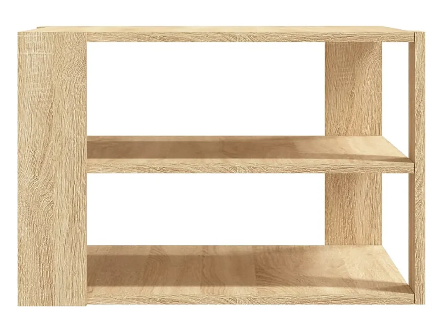 Mesa de centro madera de ingeniería roble Sonoma 58x58x40cm