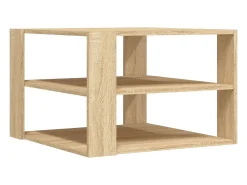 Mesa de centro madera de ingeniería roble Sonoma 58x58x40cm