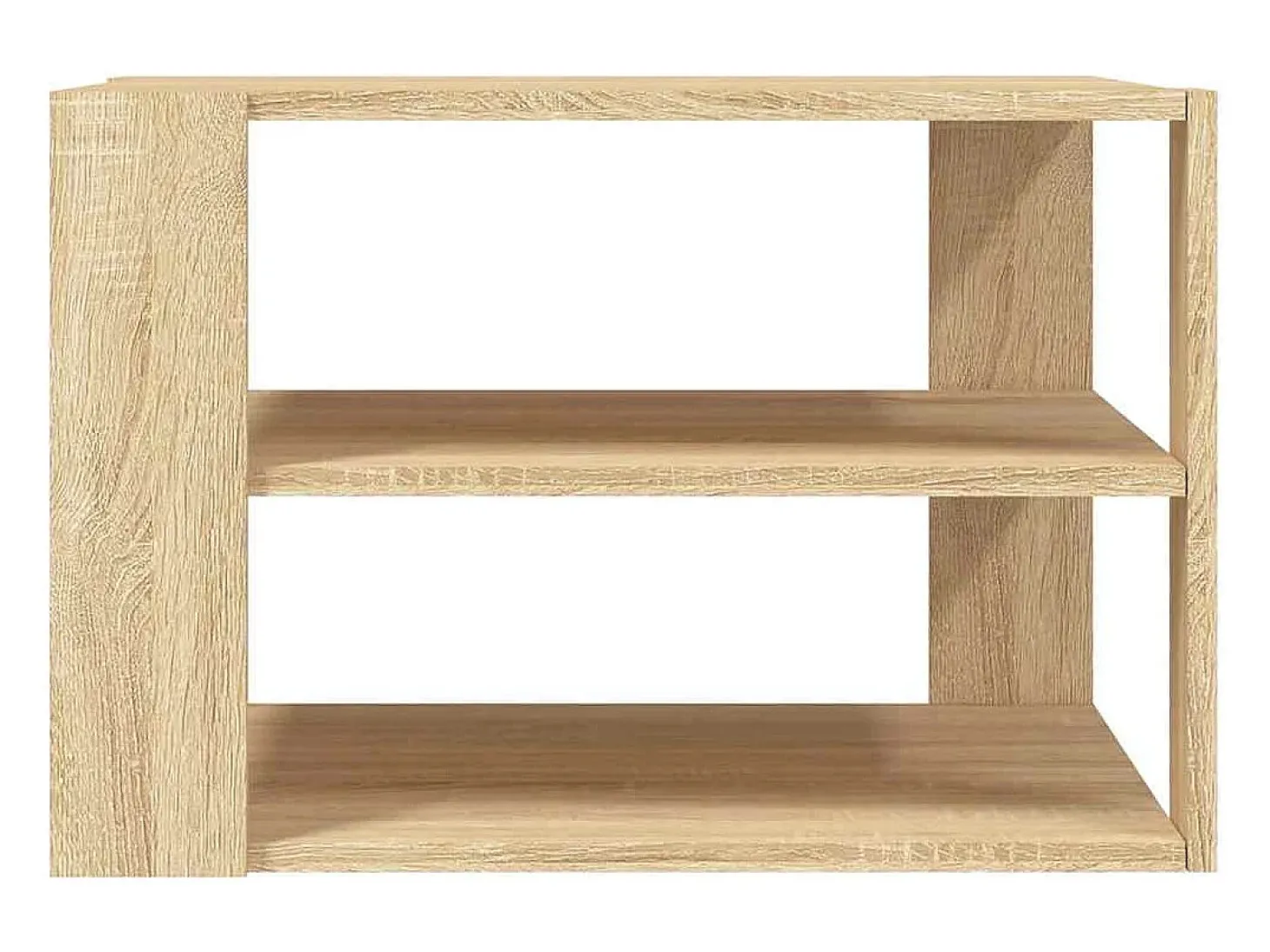 Mesa de centro madera de ingeniería roble Sonoma 58x58x40cm