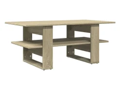 Mesa de centro madera de ingeniería roble Sonoma 102x55x42 cm