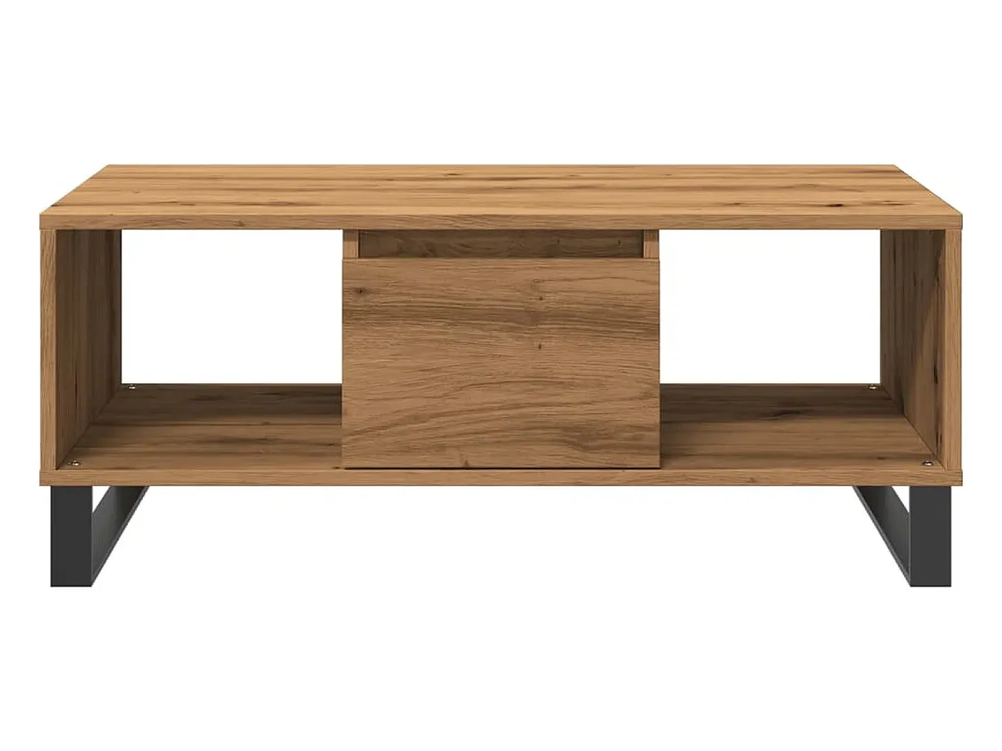 Mesa de centro madera de ingeniería roble artisan 90x50x36,5 cm