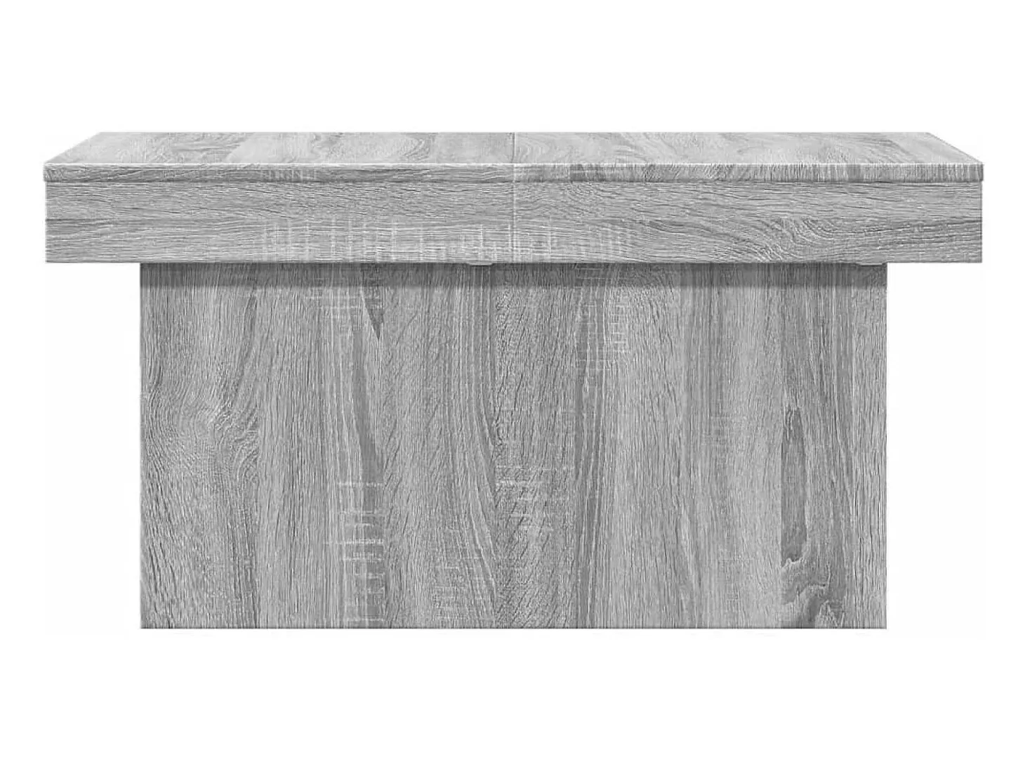 Mesa de centro madera de ingeniería gris Sonoma 100x55x40 cm