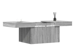 Mesa de centro madera de ingeniería gris Sonoma 100x55x40 cm