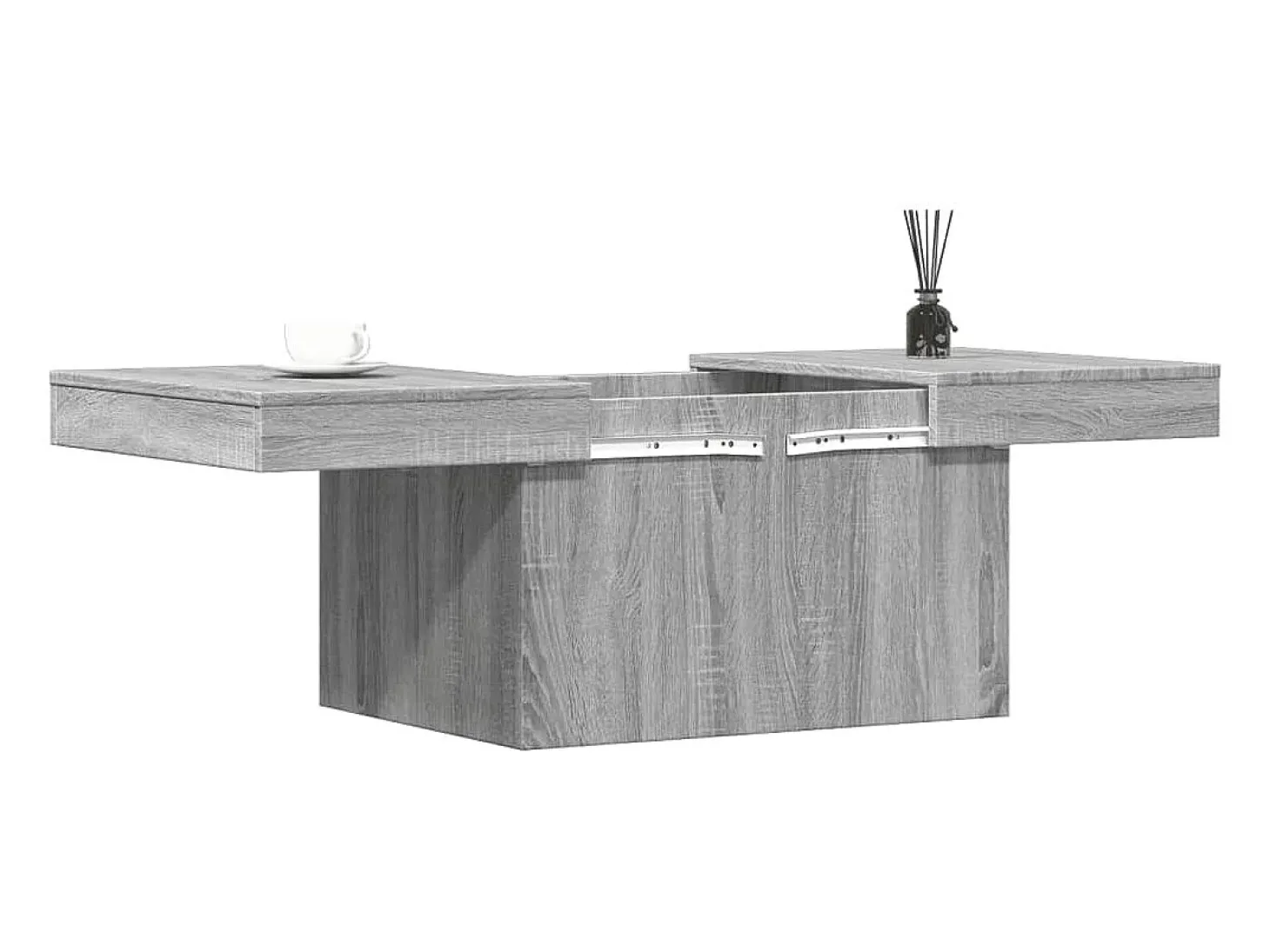 Mesa de centro madera de ingeniería gris Sonoma 100x55x40 cm
