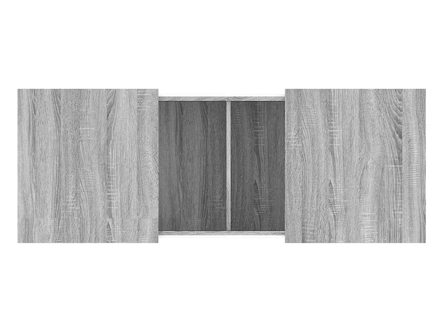Mesa de centro madera de ingeniería gris Sonoma 100x55x40 cm