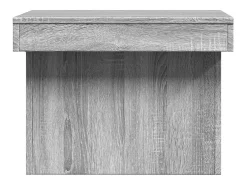 Mesa de centro madera de ingeniería gris Sonoma 100x55x40 cm