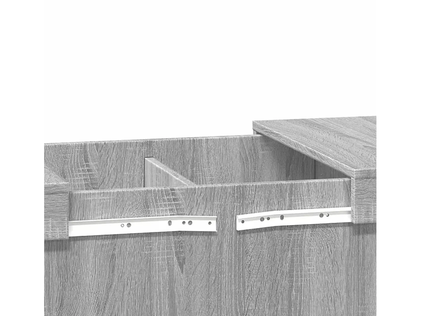 Mesa de centro madera de ingeniería gris Sonoma 100x55x40 cm