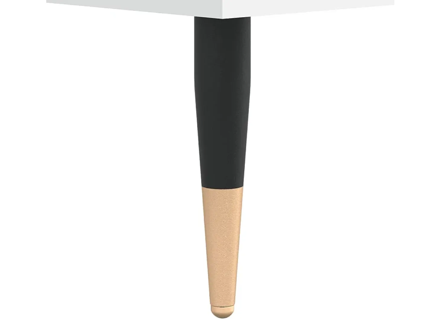 Mesa de centro madera de ingeniería blanco 60x60x30 cm