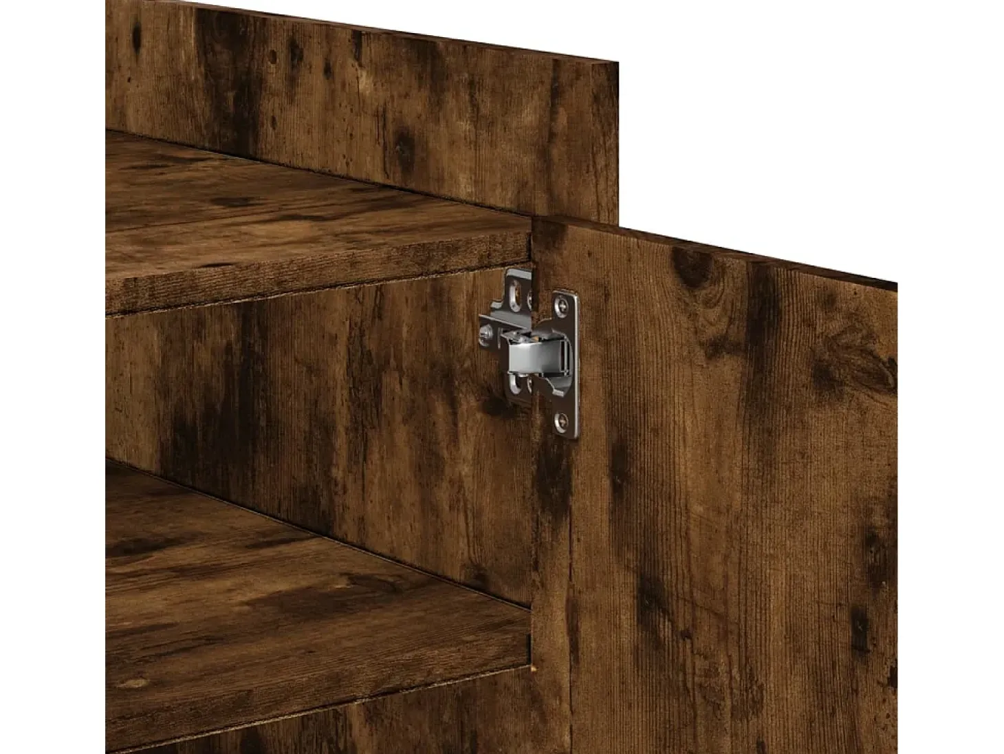 Mesa de centro madera de ingeniería roble ahumado 100x50x50 cm