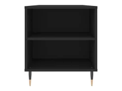 Mesa de centro madera de ingeniería negro 102x44,5x50 cm