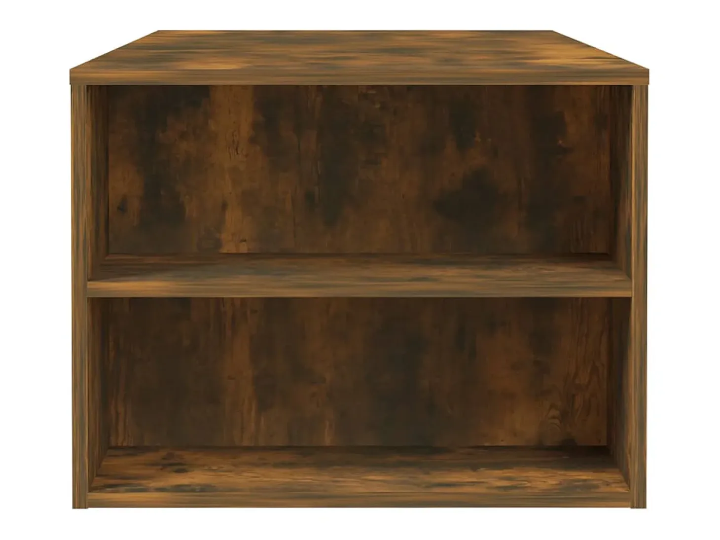 Mesa de centro madera de ingeniería roble ahumado 102x55x42 cm