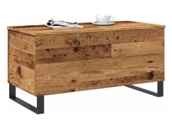 Mesa de centro madera de ingeniería envejecida 90x44,5x45 cm