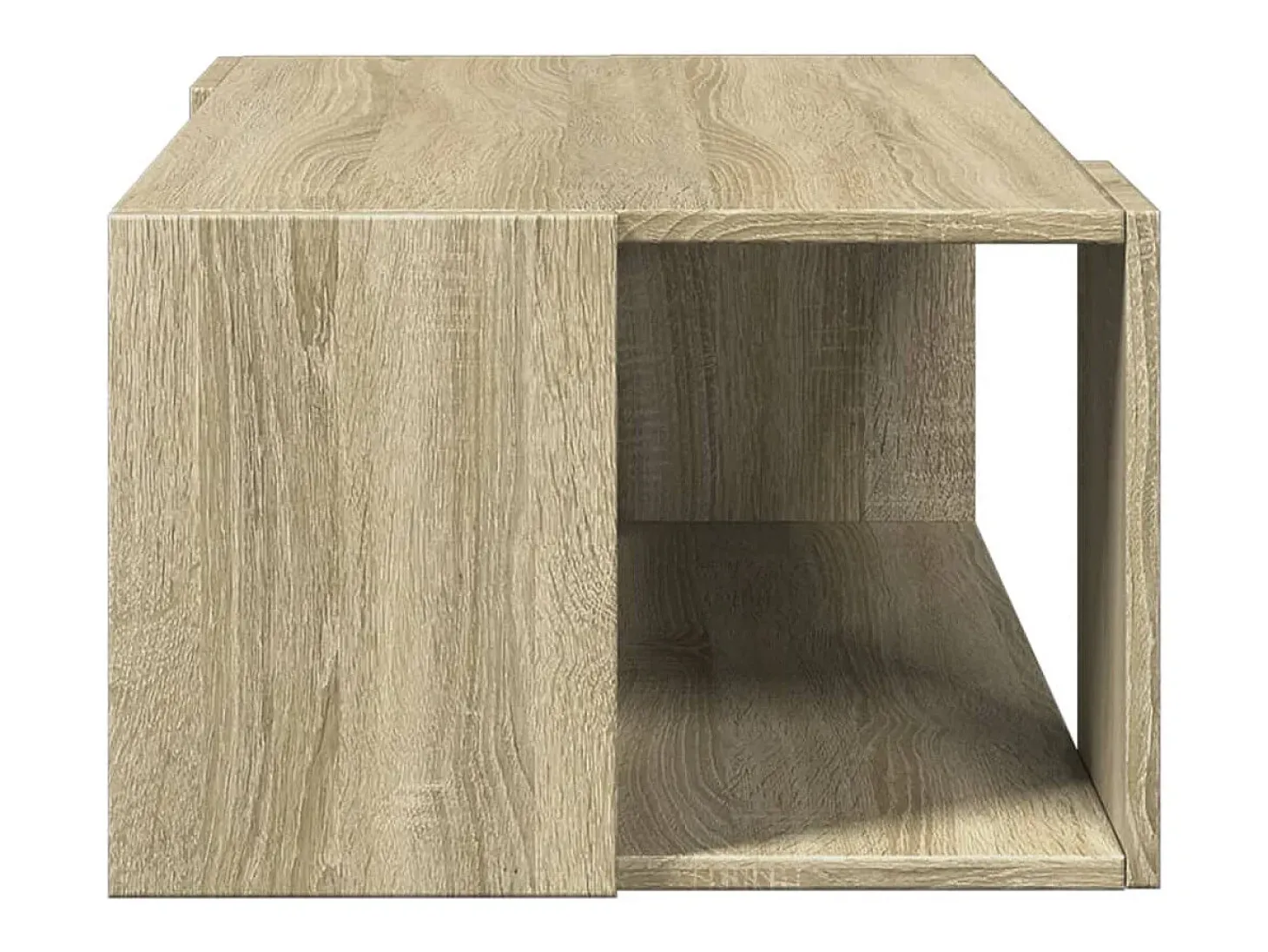 Mesa de centro madera de ingeniería roble Sonoma 89,5x48x30 cm