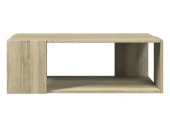 Mesa de centro madera de ingeniería roble Sonoma 89,5x48x30 cm