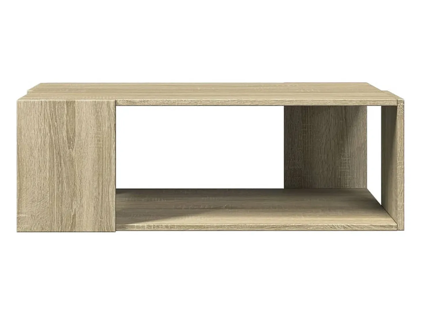 Mesa de centro madera de ingeniería roble Sonoma 89,5x48x30 cm