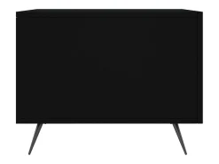 Mesa de centro madera de ingeniería negro 50x50x40 cm