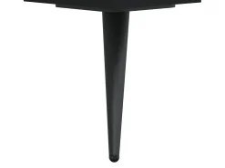 Mesa de centro madera de ingeniería negro 50x50x40 cm
