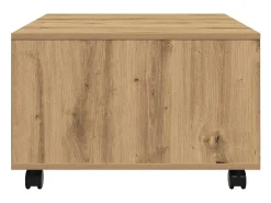 Mesa de centro madera de ingeniería roble artisan 60x60x38 cm