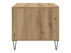 Mesa de centro madera de ingeniería roble artisan 90x49x45 cm
