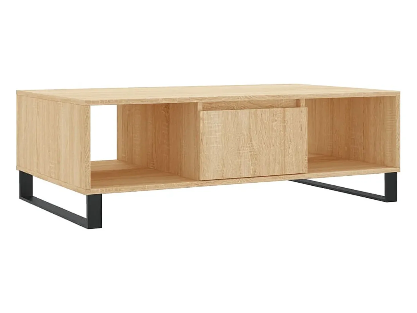 Mesa de centro madera de ingeniería roble Sonoma 104x60x35 cm