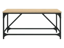 Mesa de centro madera de ingeniería roble Sonoma 75x50x35 cm