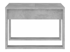 Mesa de centro madera de ingeniería gris hormigón 50x50x35 cm